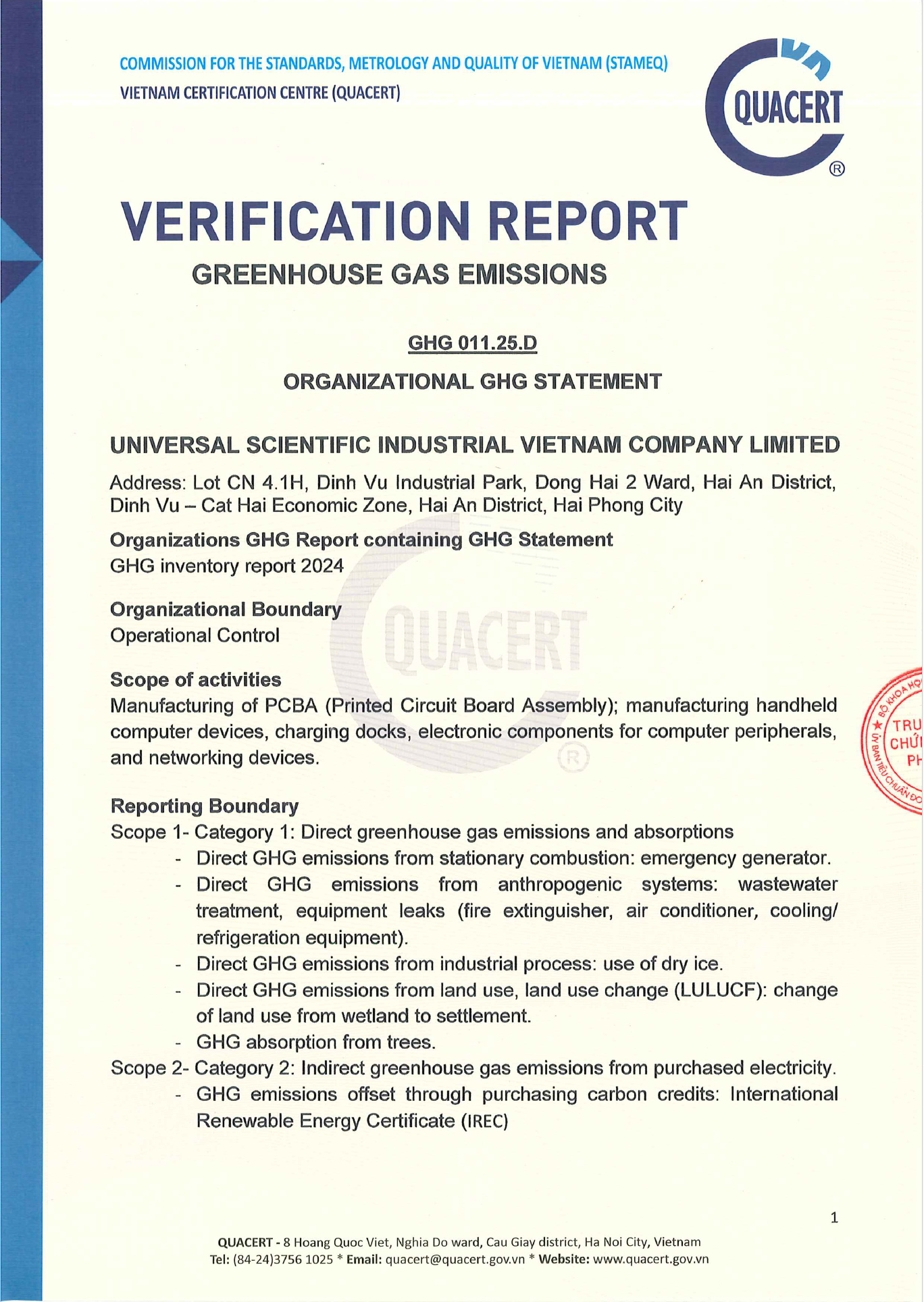 Universal Scientific Industrial